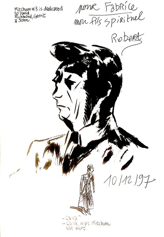 Mitchum par Blutch - Planche originale