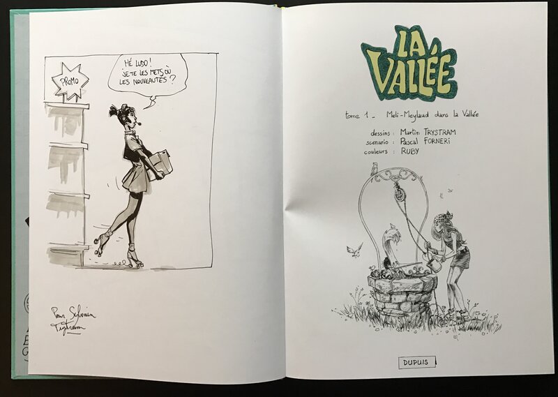 La vallee par Martin Trystram - Dédicace