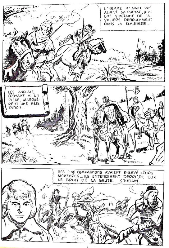 Tito Marchioro, Sylver des collines - planche 13, parution dans le n°4 du magazine Dorian (Mon journal) - Comic Strip