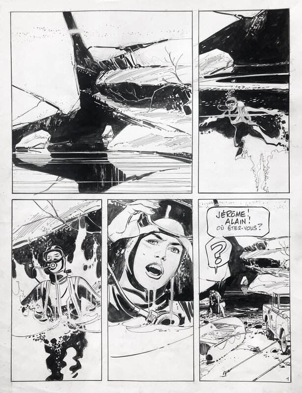 Paul Gillon, La Survivante - Tome 1 - Comic Strip