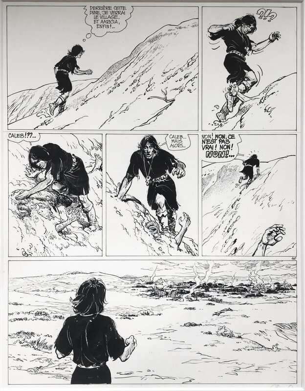 Grzegorz Rosinski, Thorgal #4 - La Galère Noire - Comic Strip