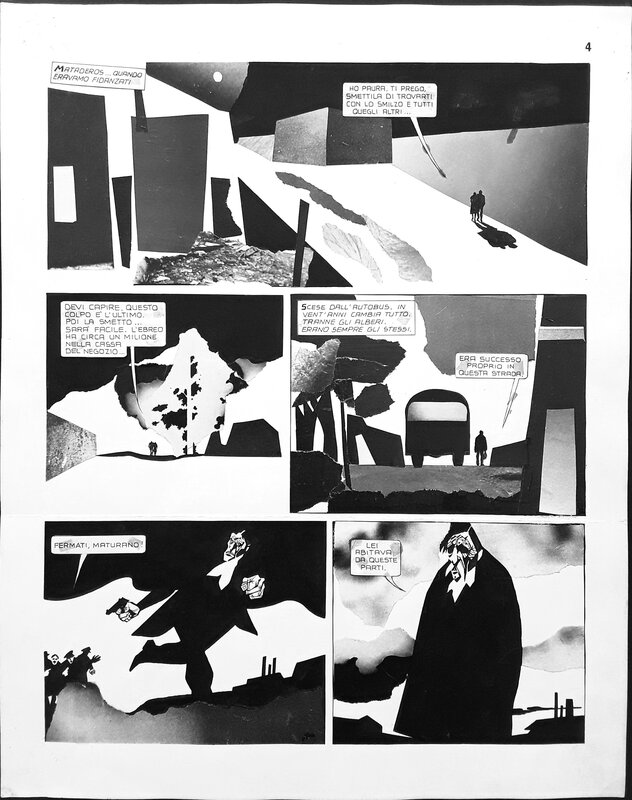 El aire par Alberto Breccia - Planche originale