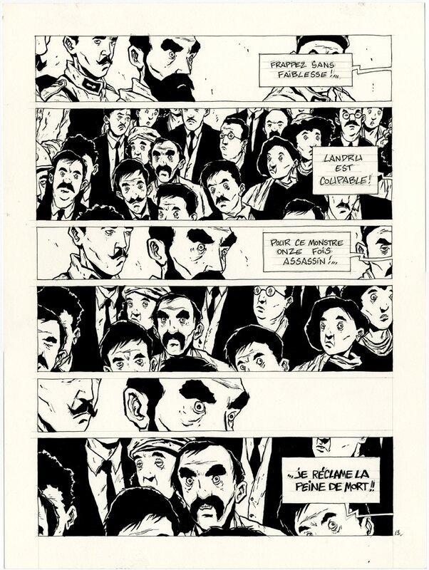 HENRI DESIRE LANDRU by Christophe Chabouté - Comic Strip