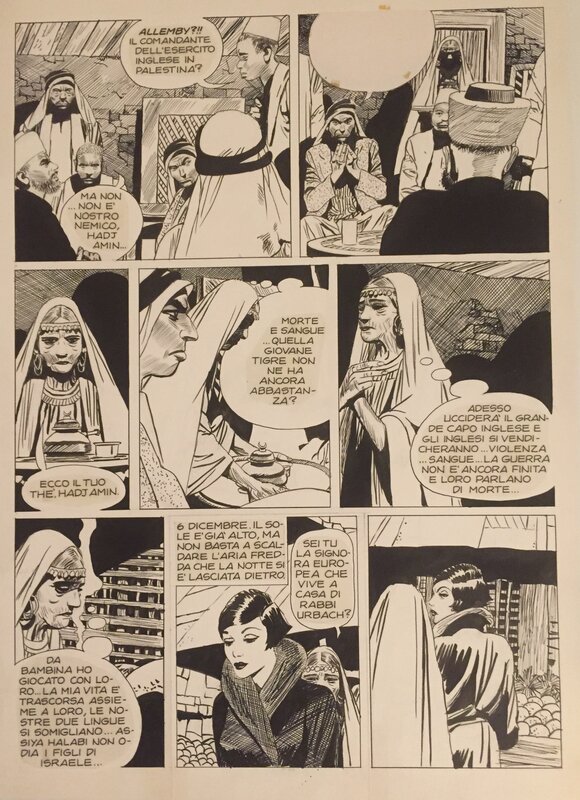 Petra chérie par Attilio Micheluzzi - Planche originale