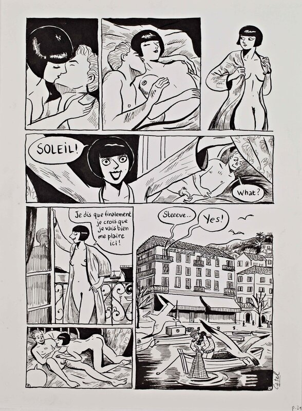 Catel, Kiki de Montparnasse - Comic Strip