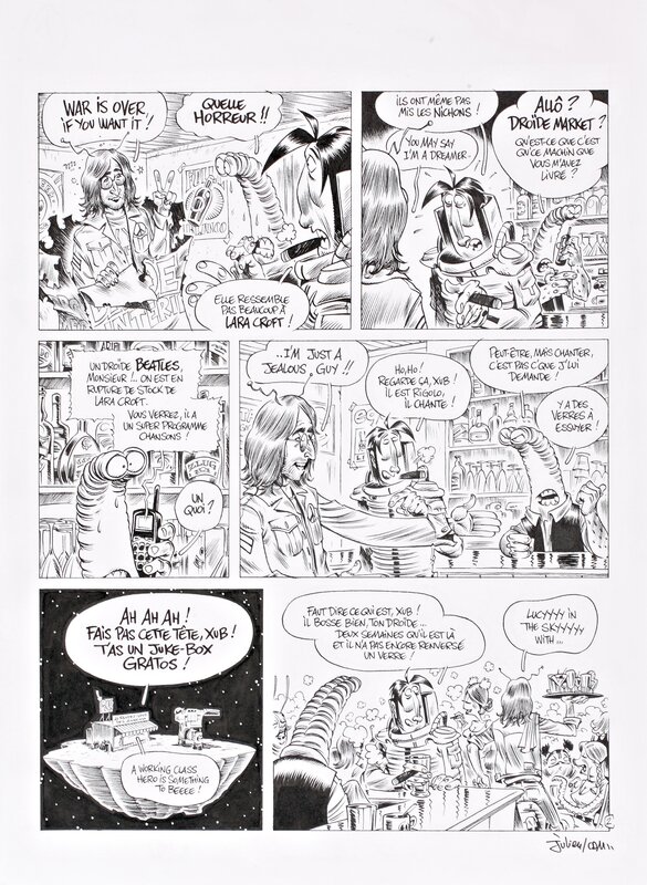 Cosmik Roger tome 4 par Julien/CDM - Planche originale