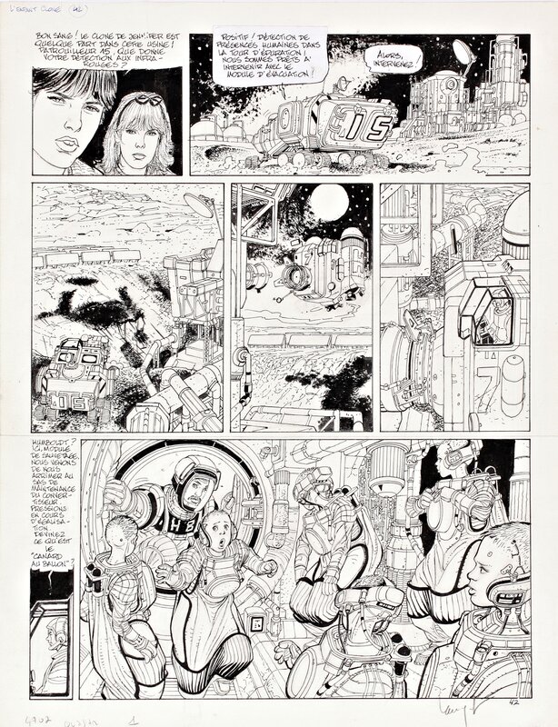 Christian Lamquet, Quasar / L'enfant clone. - Comic Strip