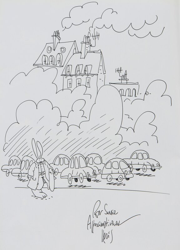 Amour et interim. by Lewis Trondheim - Sketch