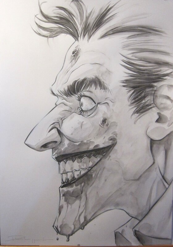 Philippe Vandaële, Joker ZOMBIE dessiné par VANDAELE PHILIPPE - Original Illustration