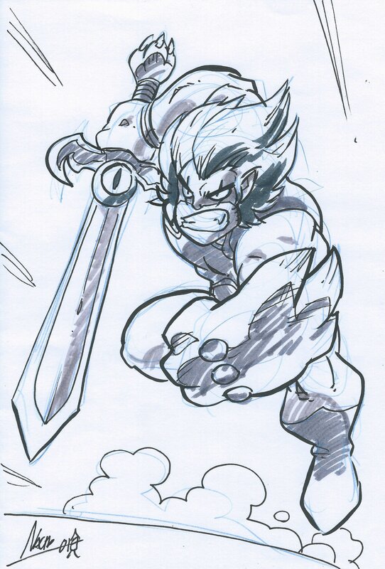 Lion-O by Nacho Fernández - Original Illustration
