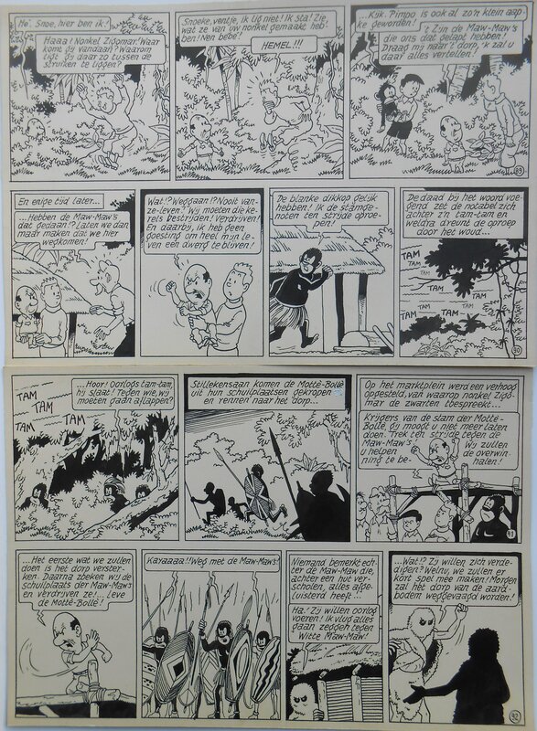 Oncle Zigomar by Bob De Moor - Comic Strip