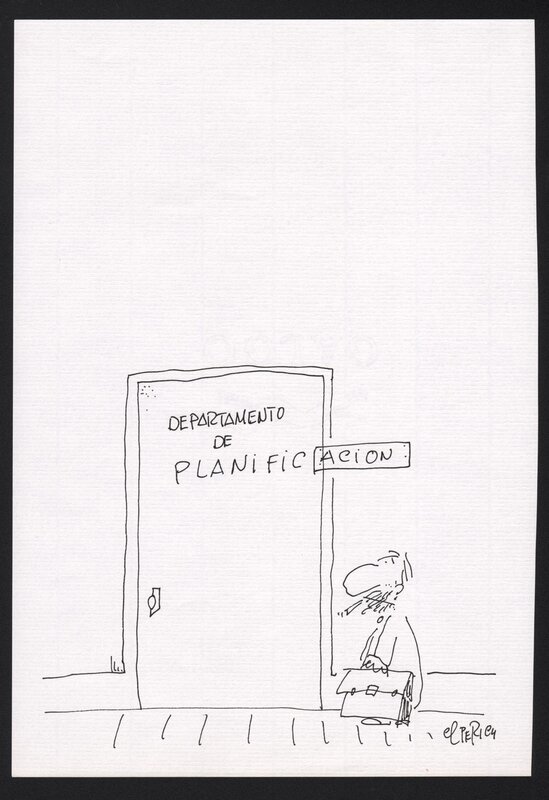 Planning Department by Jaume Perich - Original Illustration