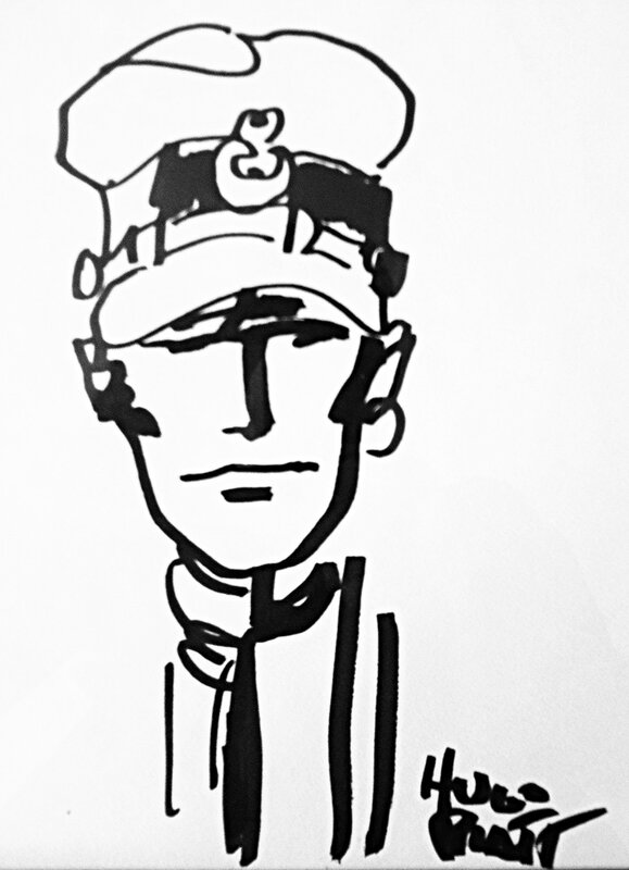 Corto Maltese by Hugo Pratt - Sketch