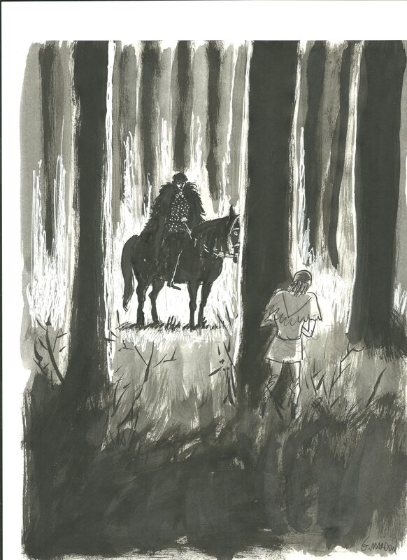 Le Fils de l'ogre by Grégory Mardon - Original Illustration