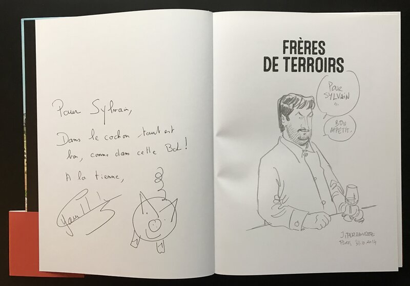 Freres de terroirs par Jacques Ferrandez - Dédicace