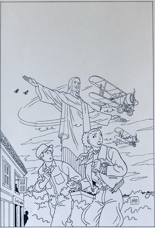 Eric Heuvel, January Jones 10 - Flying down to Rio II - cover - Comic Strip