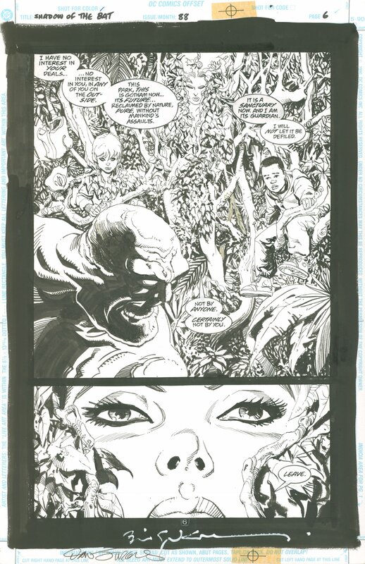 Dan Jurgens, Bill Sienkiewicz, Shadow of the Bat #88, p. 6 - Planche originale