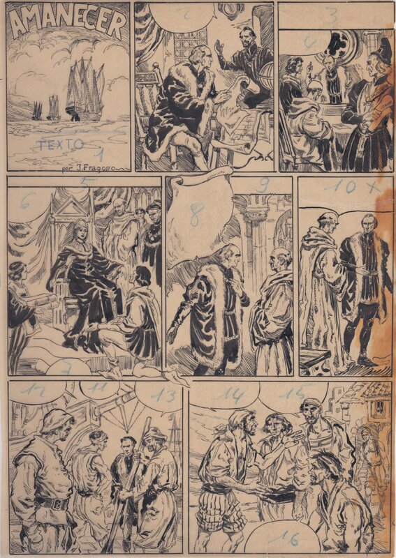Amanecer, pag. 1 by José Fragoso - Comic Strip
