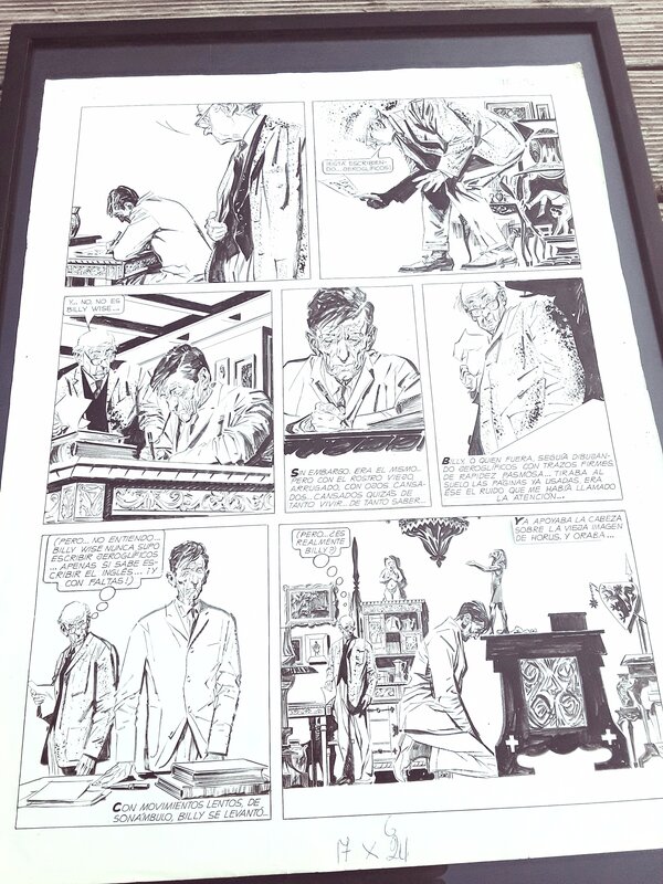 Mort Cinder par Alberto Breccia - Planche originale