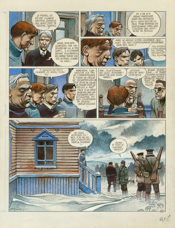 Enki Bilal, Pierre Christin, Partie de Chasse p57 - Comic Strip