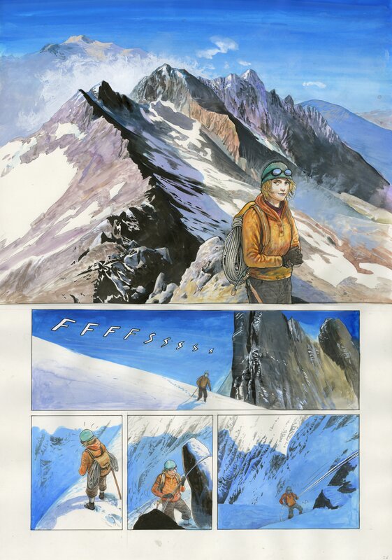 Pierre-Emmanuel Dequest, Retour à la montagne : planche 26 - Planche originale