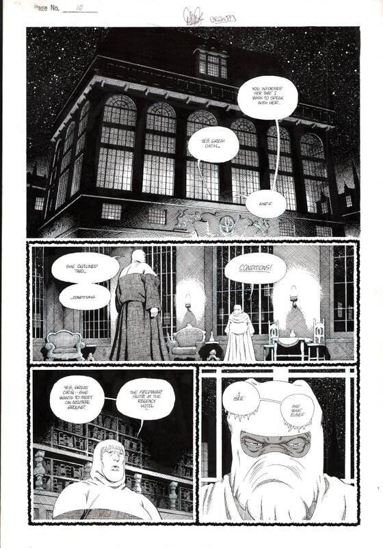 Cerebus page par Dave Sim, Gerhard - Planche originale