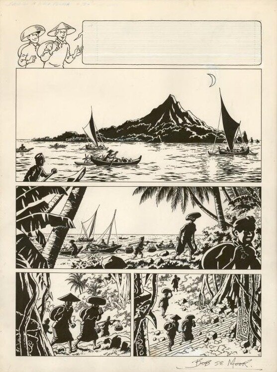 Bob De Moor, 1982 - Barelli : Nusa Penida - Comic Strip