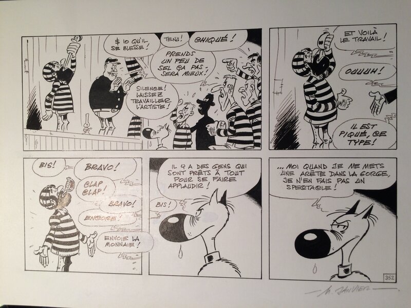 Demi planche par Michel Janvier - Planche originale