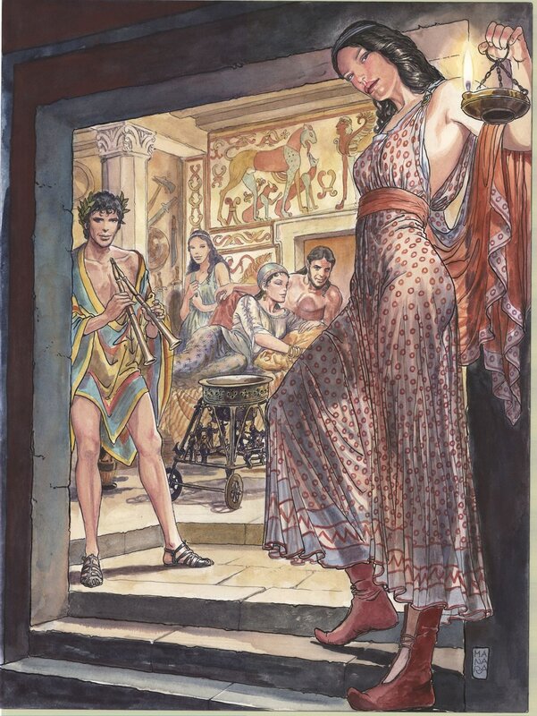 Milo Manara, Etruscomix affiche festival - Original Cover