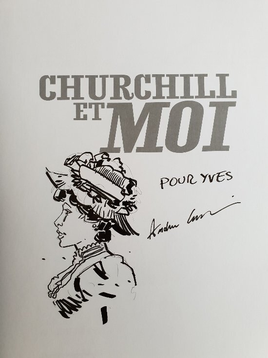 Churchill et Moi par Andrea Cucchi - Dédicace