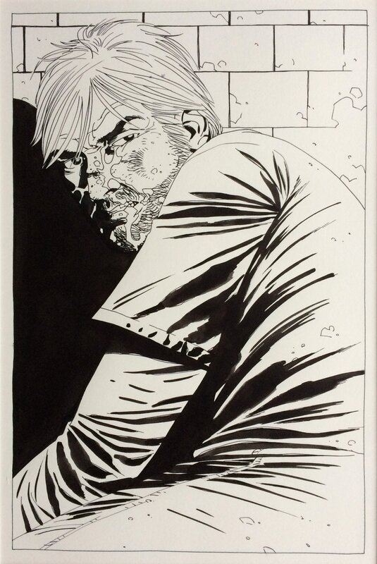 Walking Dead par Charlie Adlard - Planche originale