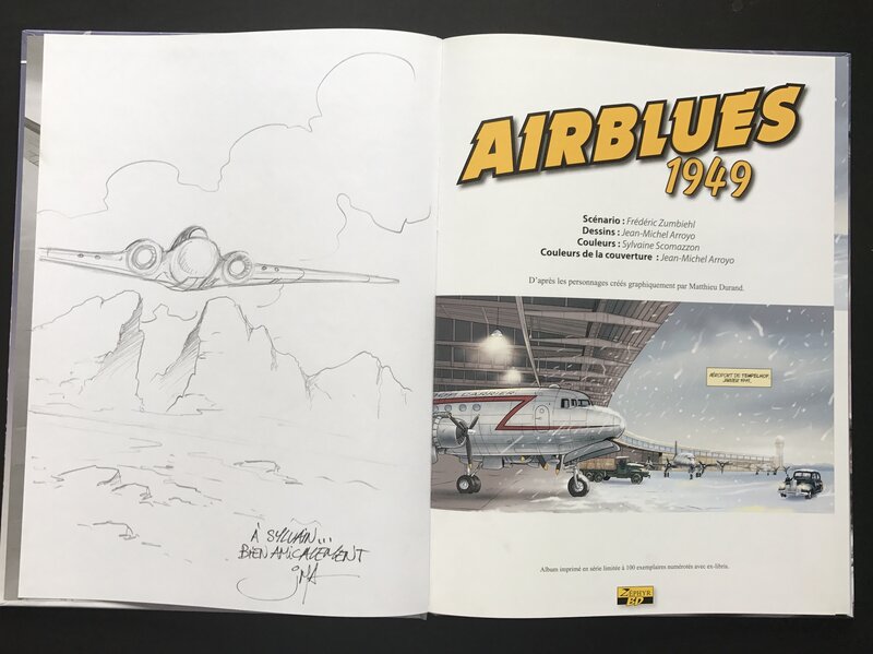 Airblues 1949 by Jean-Michel Arroyo - Sketch