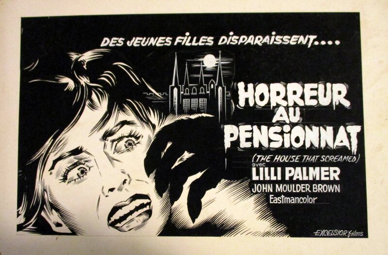 unknown, Horreur au pensionnat - Original Illustration