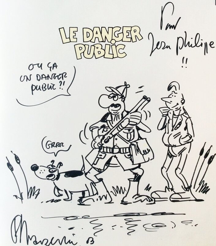 Frank Margerin, Manu - Jean-Philippe - Sketch