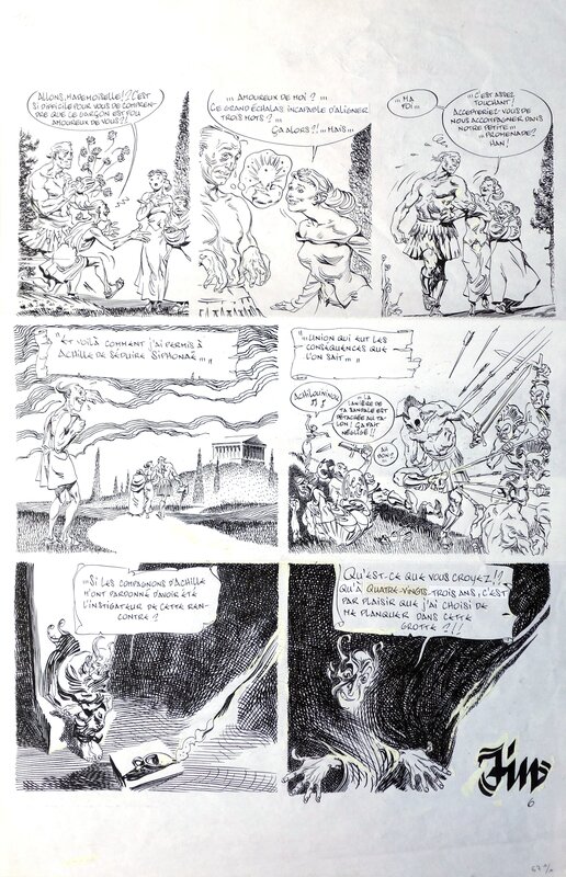 Achille by Al Severin - Comic Strip