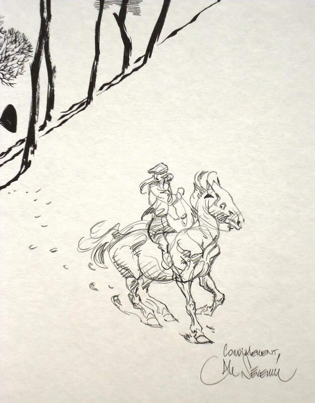 La conquête par Al Severin - Illustration originale