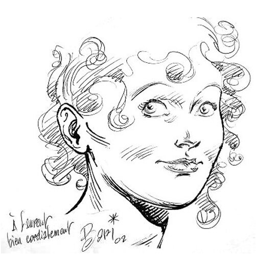 Lisa Desamours par Al Severin - Dédicace