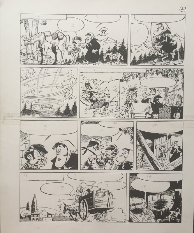 Gianni Flash par Dino Attanasio, Yves Duval - Planche originale