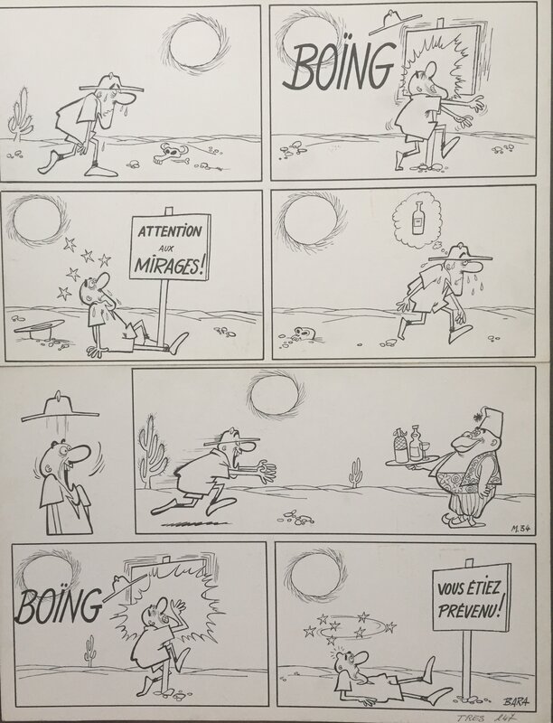 Max l'explorateur par Bara - Planche originale