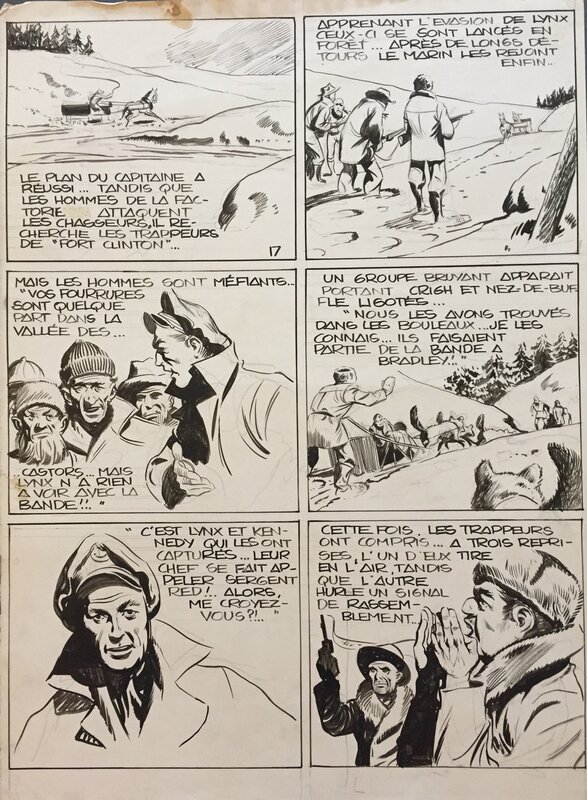 Lynx Blanc by Paul Gillon - Comic Strip