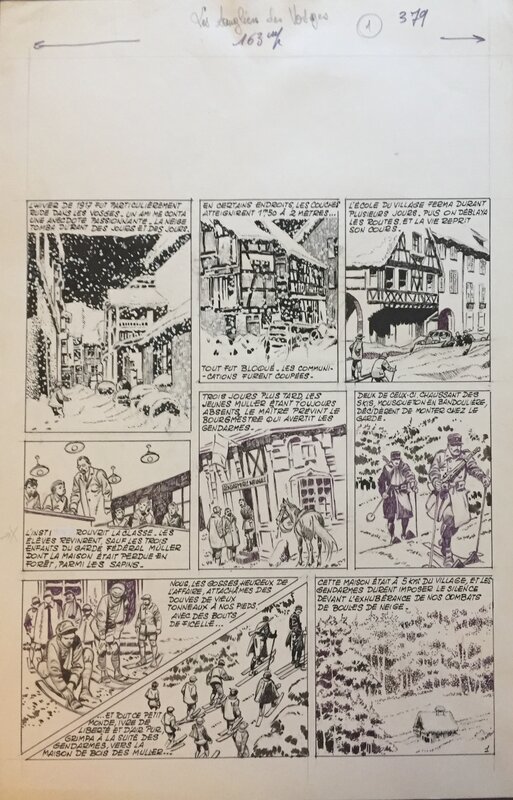 Lucien Nortier, Le sanglier des Ardennes - Comic Strip