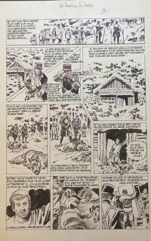 Lucien Nortier, Le sanglier des Ardennes - Comic Strip