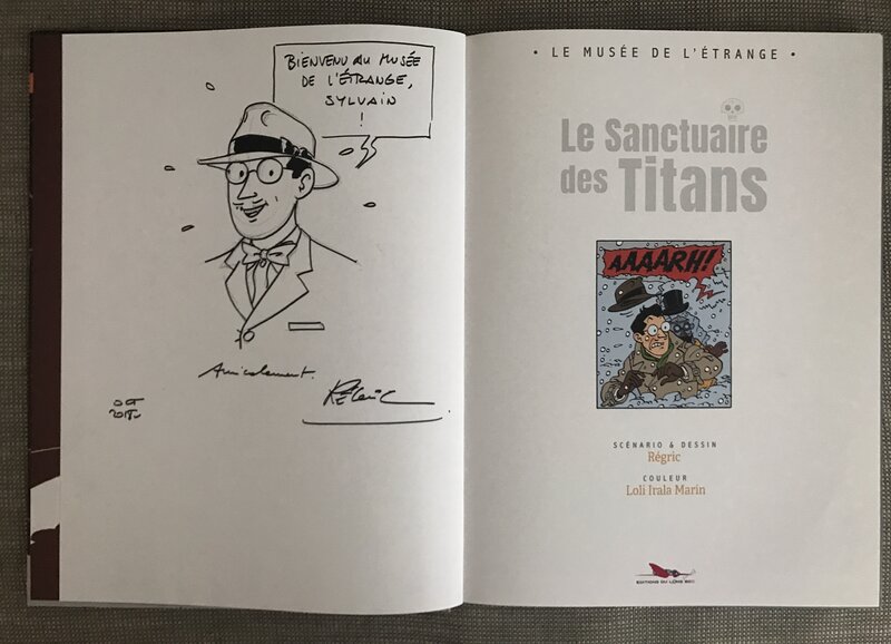 Régric, Le sanctuaire des titans - Dédicace