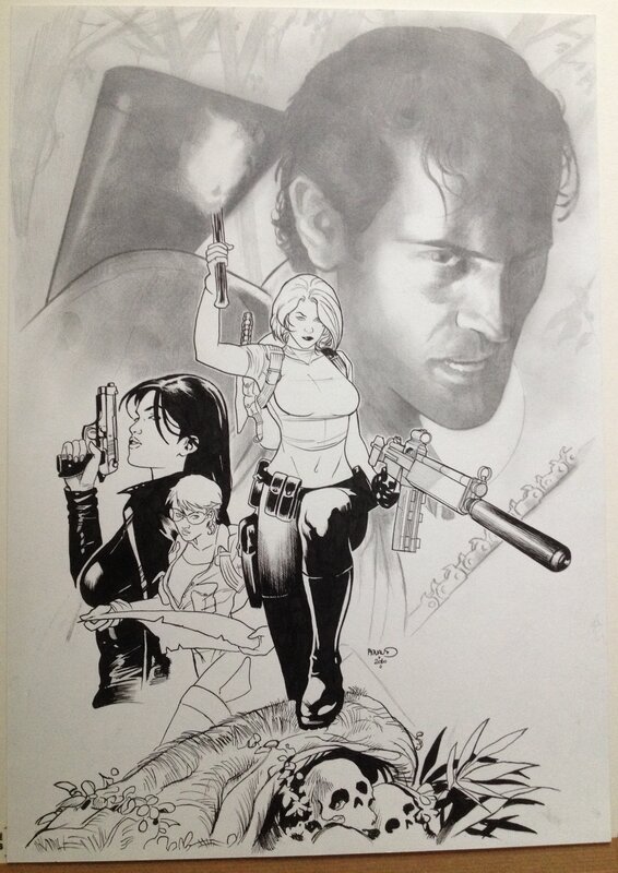 Paul Renaud, Couverture Danger Girl vs Army of Darkness - Original Cover