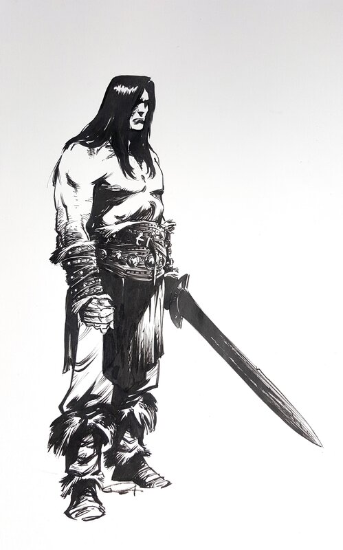 Conan le Cimmérien by Robin Recht - Original Illustration