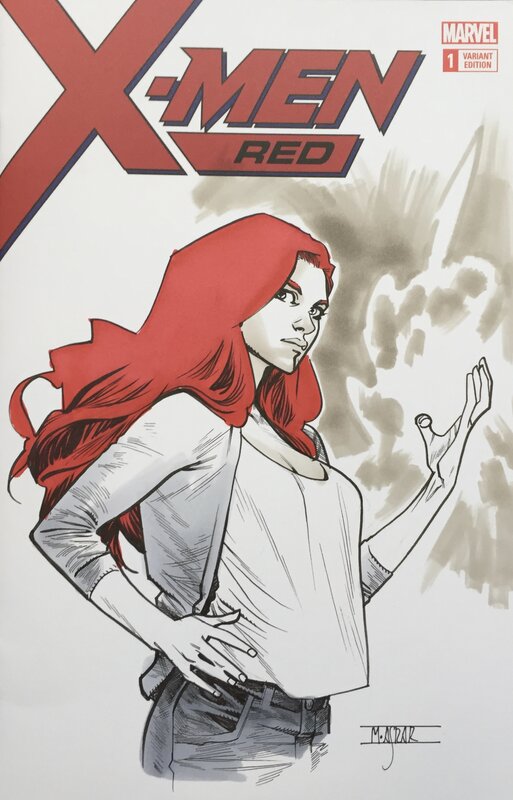 Jean Grey by Mahmud Asrar - Original art