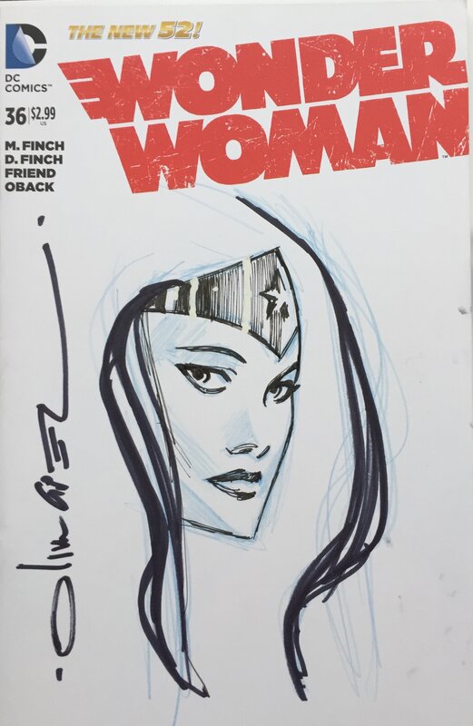 Wonder Woman par Olivier Coipel - Œuvre originale