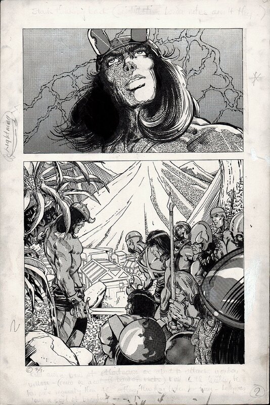 Barry Windsor-Smith, Kull of Atlantis Page 2 - Planche originale