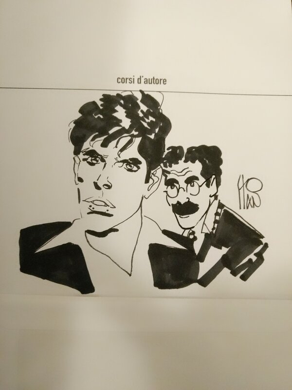 Angelo Stano, Dylan Dog e Groucho Marx - Sketch