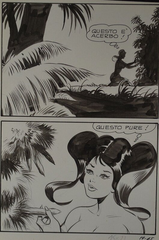 Biancaneve 19 p45 par Leone Frollo - Planche originale